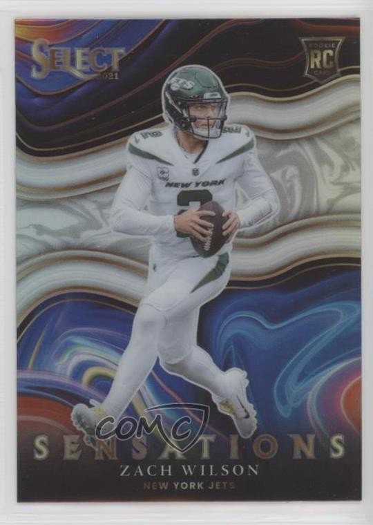 2021 Panini Select Sensations Silver Prizm Zach Wilson #SEN-16 0tj4