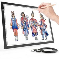 A4 Light Box for Tracing, Pad Diamond Painting, black white