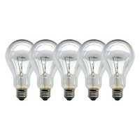 5 X GlüHbirne 150W Klar E27 GlüHlampe 150 Watt GlüHbirnen GlüHlampen Birnen