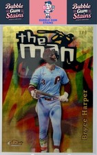Marketplace image: 2026 Finest #TM-7 Bryce Harper The Man SuperFractors Superfractor #/1