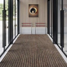 Heavy Duty Non Slip Door Mat Super Absorbent Hallway Kitchen Floor Rug Barrier