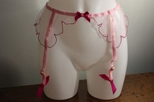 Agent Provocateur ~LORNA ~ sheer mesh suspender belt  BNWT AP5 UK 14