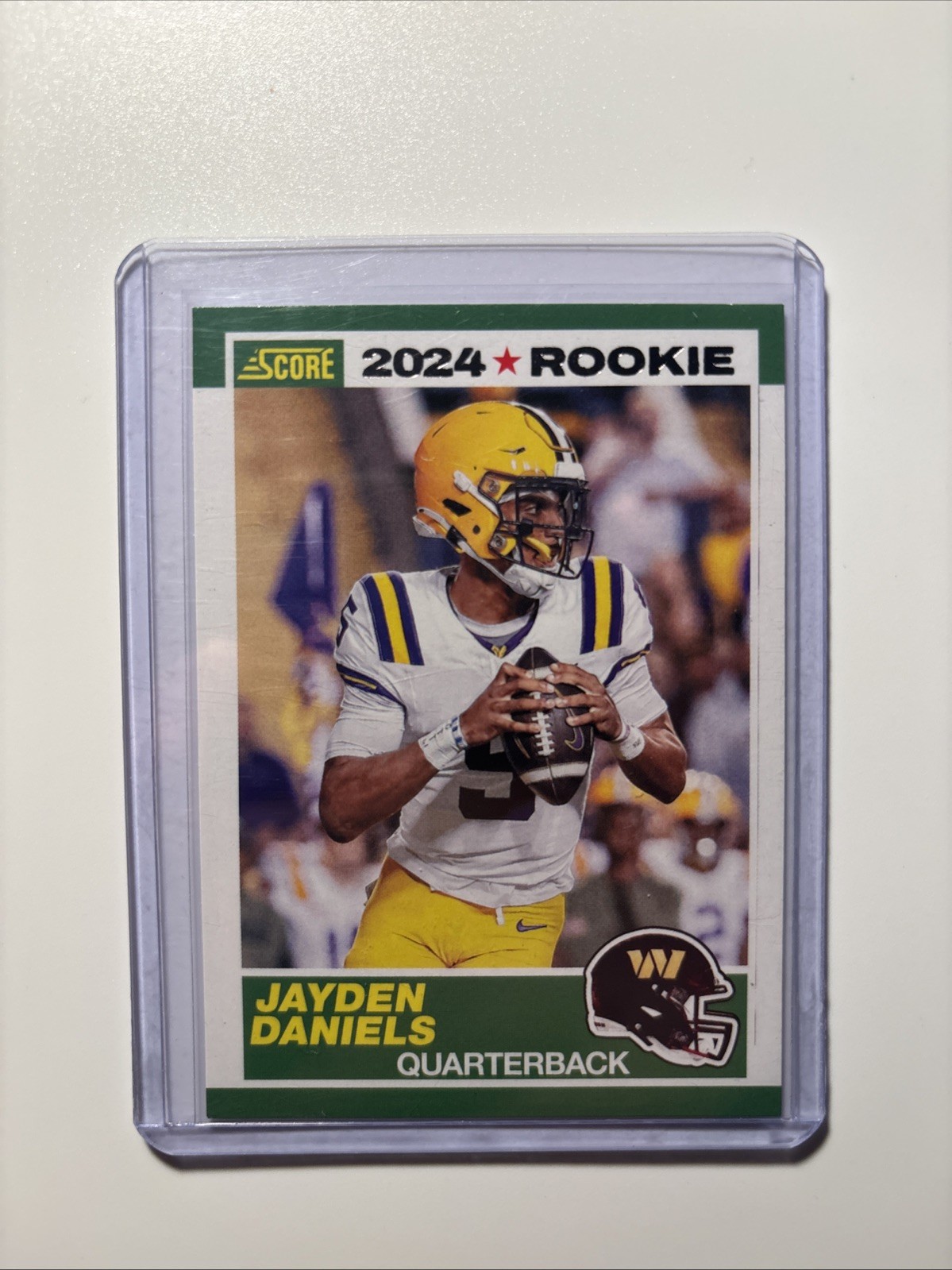 2024 Score - 35th Anniversary Rookie Jayden Daniels #2 Red (RC)