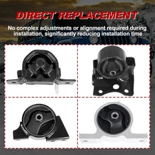 4pcs Motor Mounts for 2000-2006 Nissan Sentra 1.8L Auto A7314 A7315 A4305 A4301