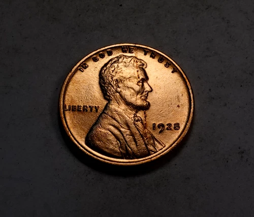 1928 Lincoln Wheat Cent Penny * Gem BU Red * XW144
