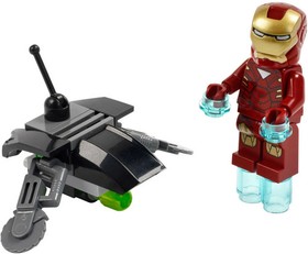 LEGO Marvel Super Heroes Iron Man vs. Fighting Drone 30167 Polybag, 24 Pieces