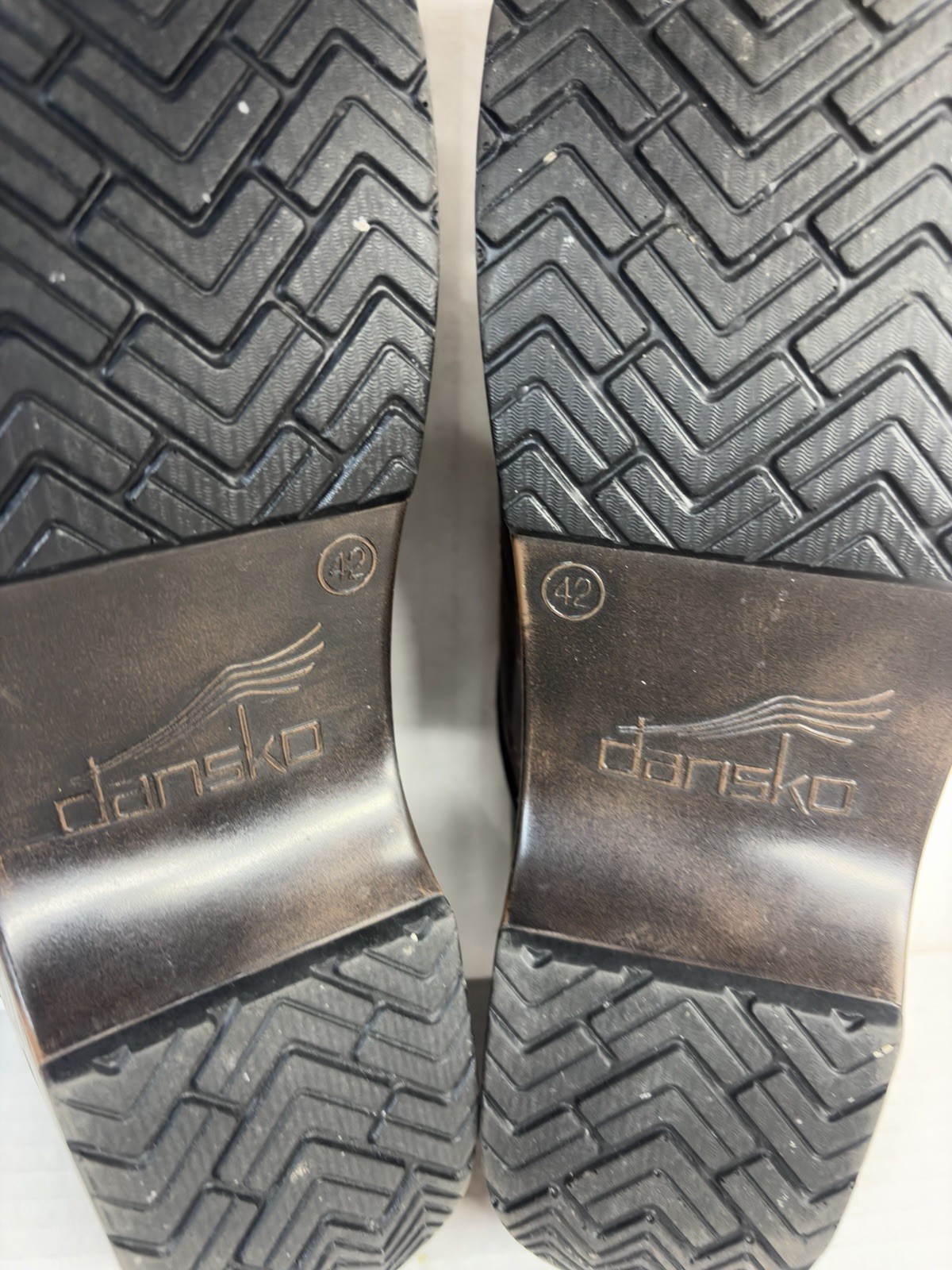 Dansko Patchwork Brown Leather Clogs 42 US 10.5-1… - image 5