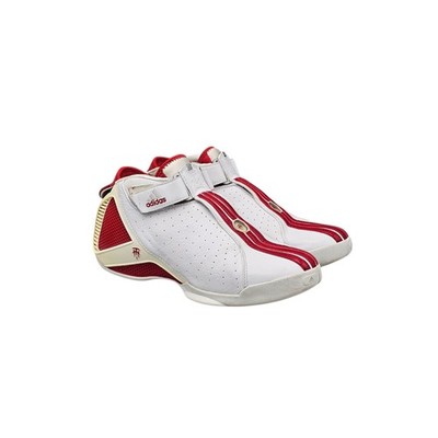 Adidas Men's Size 10 US EUC VTG '04 T Mac 4 White Leather Tracy Mcgrady Sneakers