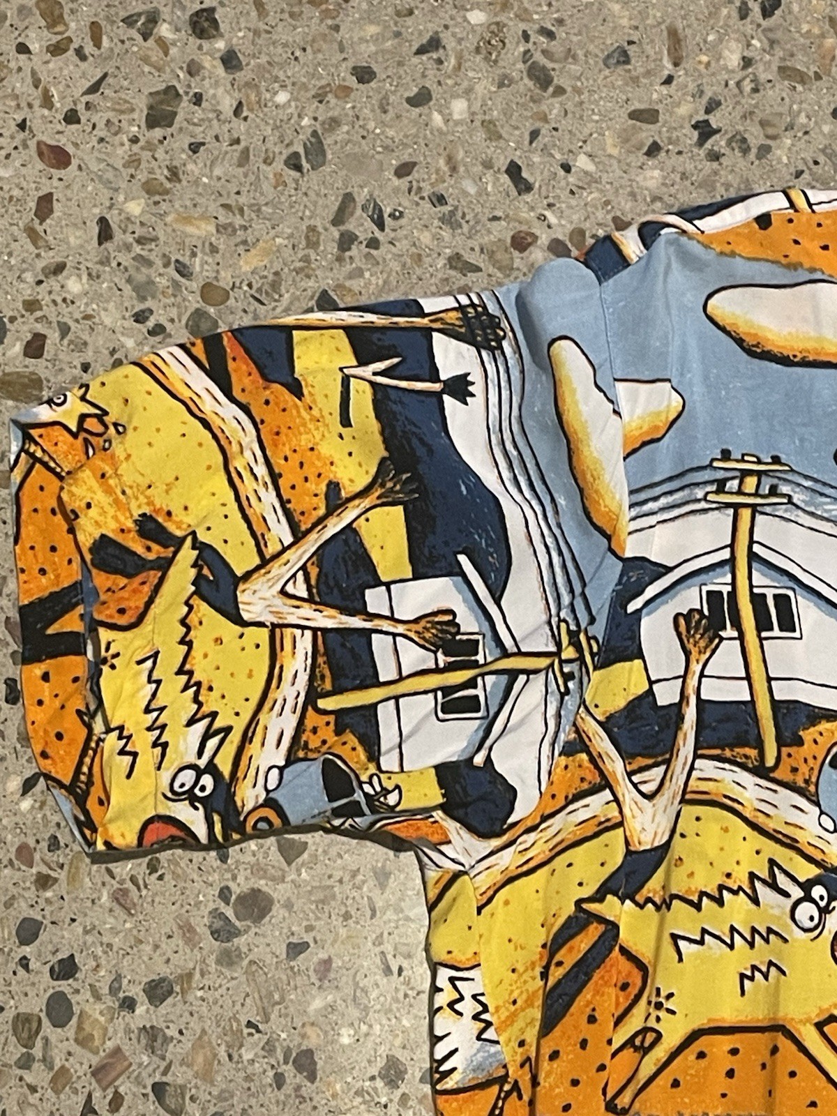 Mambo Loud Shirt Suburbia Mens M Vintage 90s Reg Mombassa Rare Button up image 4