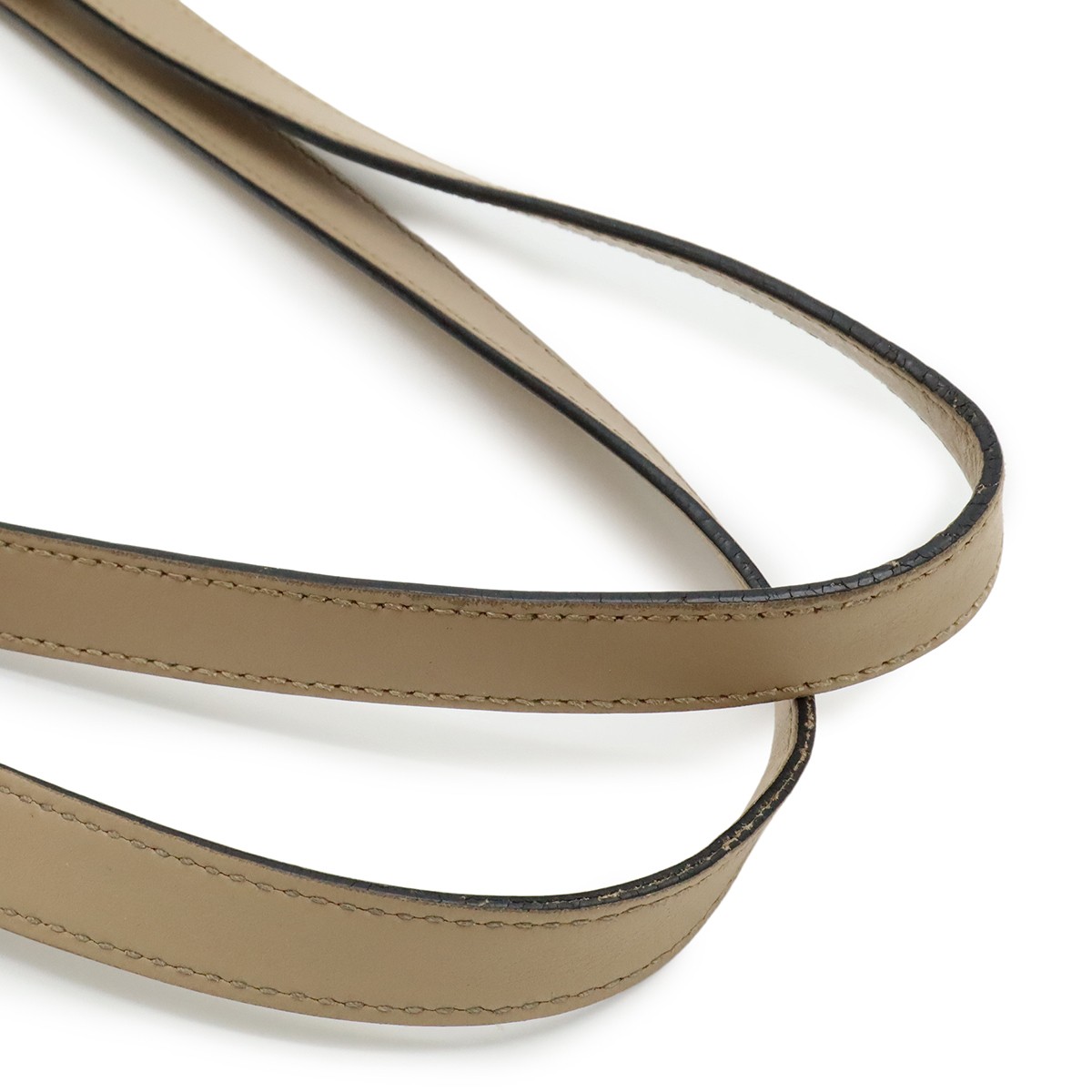 PRADA Logo Tote Bag Large Tote Shoulder Bag Leather Beige Silver Hardware 1BG038 thumbnail 4