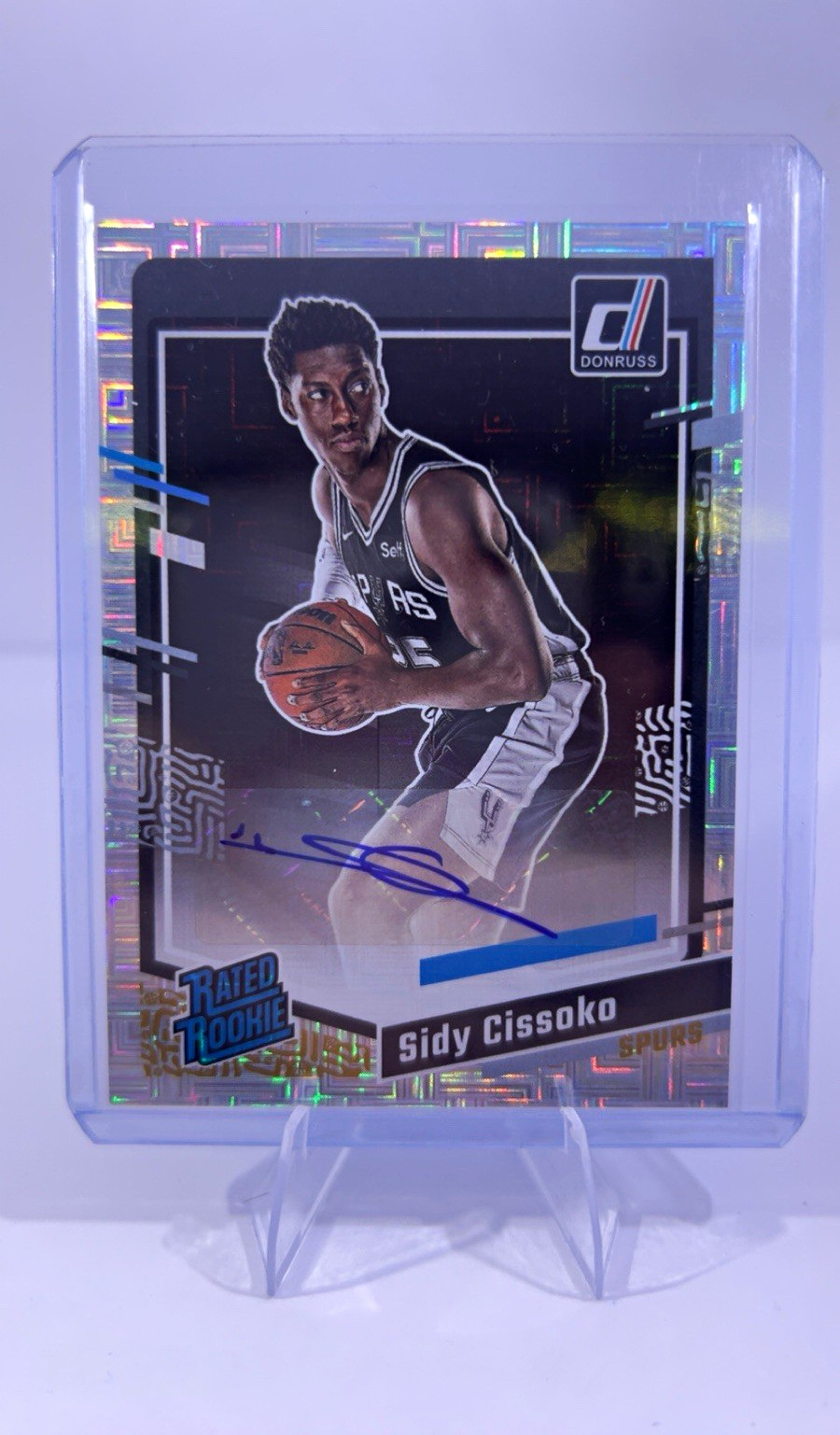 Panini Donruss 2023-24 Sidy Cissoko Rated Rookie Choice Signatures Auto SPURS