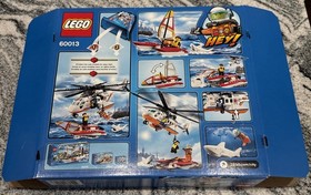 Lego City 60013 Coast Guard Helicopter - 100% Complete With Box & Manual (L5)