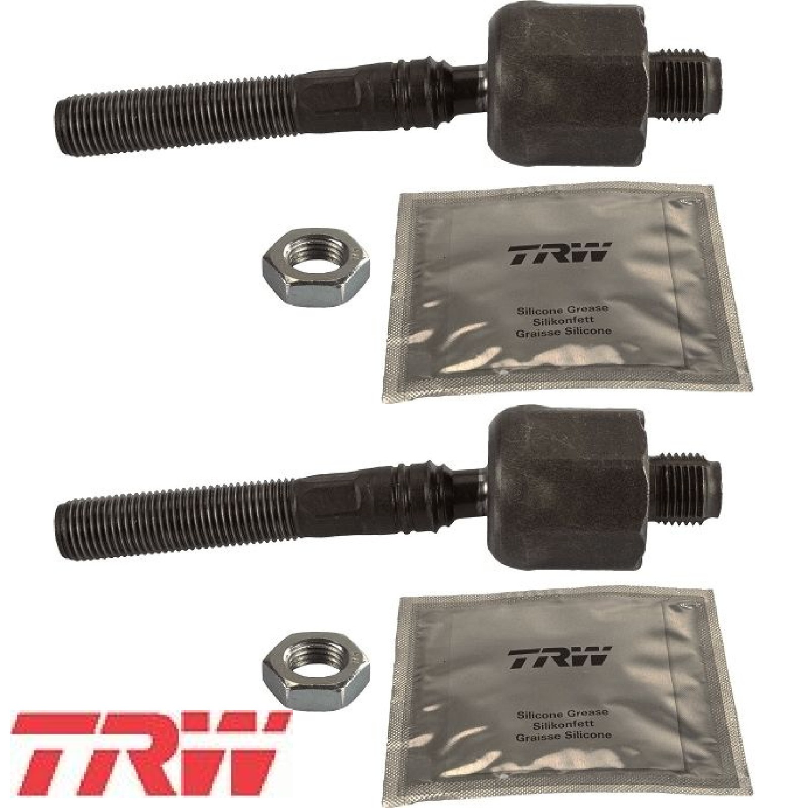 2x Axialgelenk für Spurstange TRW JAR953 2 Spurstangen Set rechts links