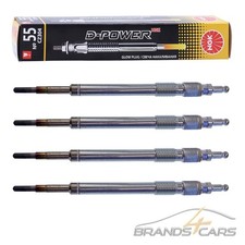 4x NGK GLÜHKERZE FÜR VW TOURAN 1T 2.0 TDI BJ 05-10