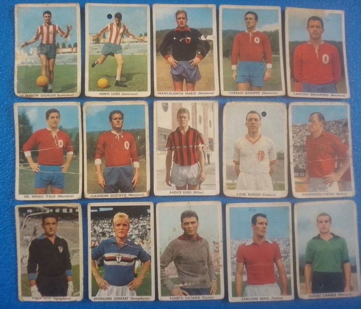 Calciatori Panini 1962/63 – Juventus Cippa – Carte Rare