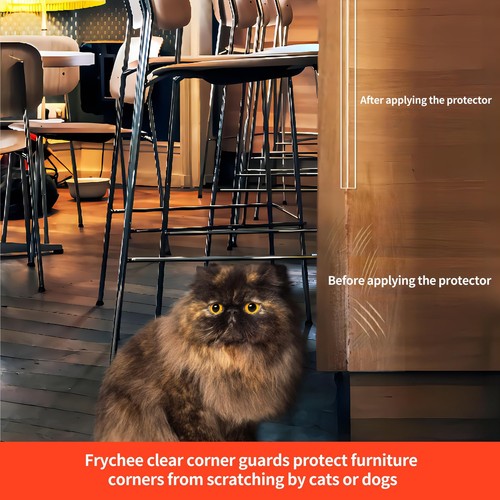 Clear Self-Adhesive Wall Corner Protectors-2 PCS of Corner Guards & Edge Prot... - Picture 8 of 8