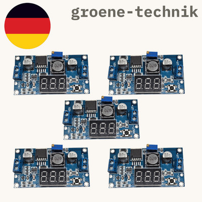 5 Stück LM2596 LED Anzeige DC-DC Spannungsregler Step-Down einstellbar Voltmeter