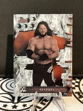 AJ Styles 2025 Topps Chrome WWE x Cactus Jack White Refractor #20