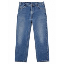 Vintage 80s Levis For Men's Orange Tab Skosh More Comfort Jeans Blue 36x30
