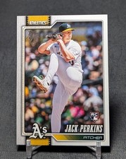 Jack Perkins Rookie RC 2026 Topps Series 1 Baseball Card #206 Athletics