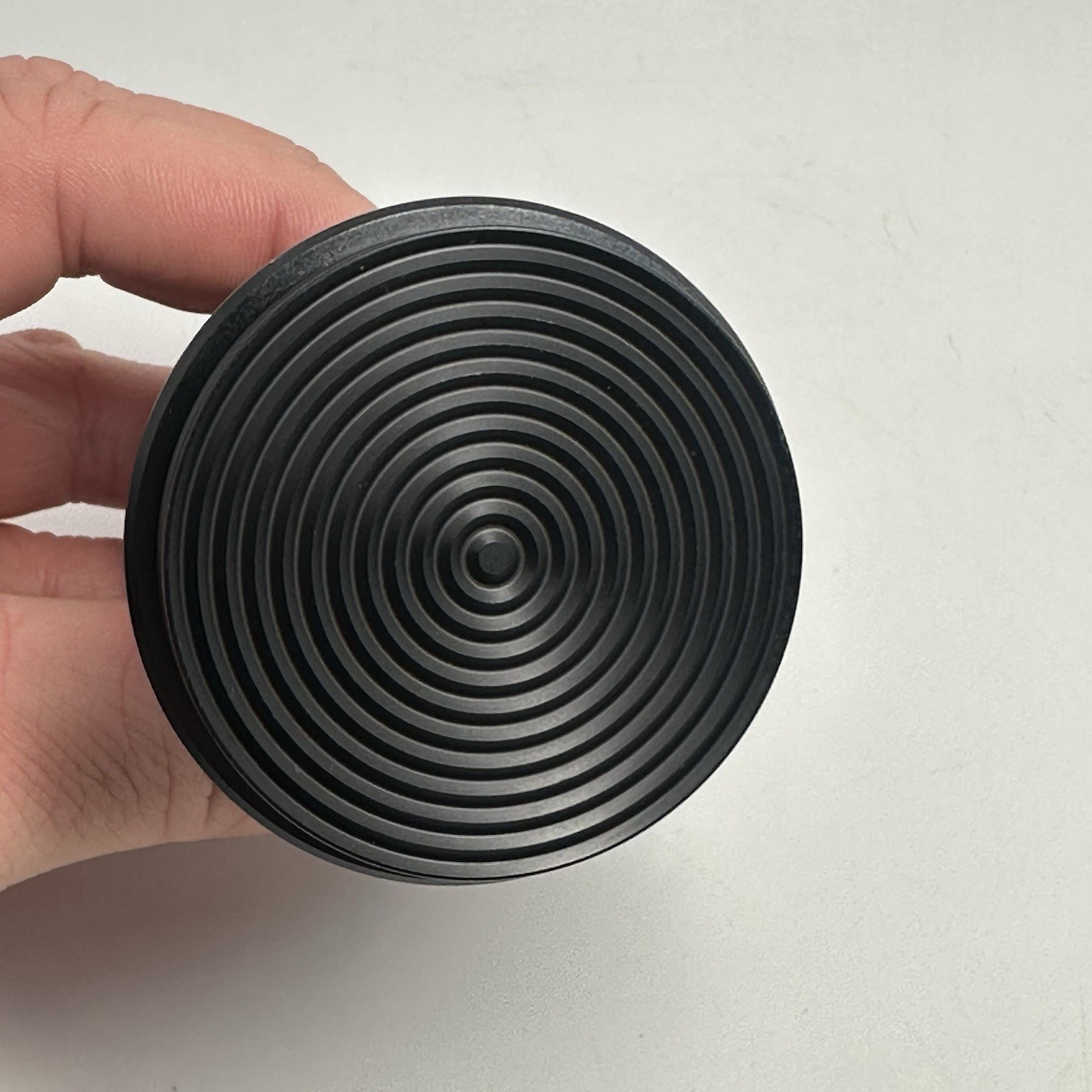 Normcore 58.5mm Coffee Tamper V4 Walnut Titanium Ripple Base Spring-Loaded READ!