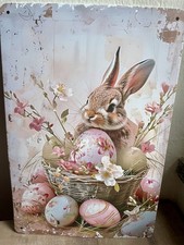 Vintage Stil Blechschild Wanddeko Retro Plakette Shabby Chic Wohndeko