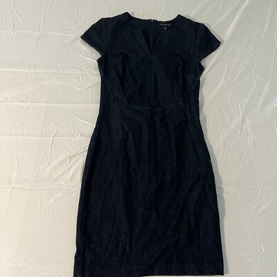 Banana Republic Dress Women 4 Dark Wash Blue Denim Bodycon | eBay Banana Republic Dress Women 4 Dark Wash Blue Denim Bodycon | eBay