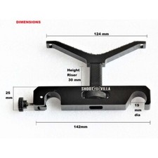 Universal Long Camera Lens Support 19mm Rail Rod Support System for DSLR