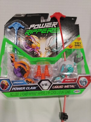 Power Rippers Organix vs Robotix Series 1 Power Claw vs Liquid Metal ****NEW****