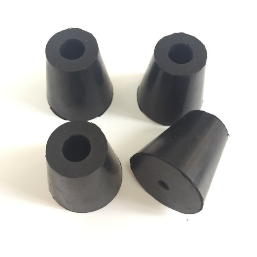 4 Tapered Rubber Feet For Amplifier Amp 