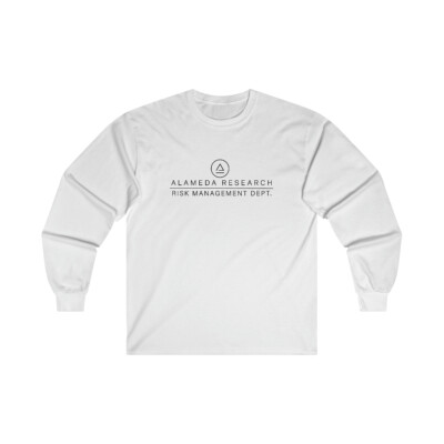 Alameda Research Risk Management Dept. Crewneck Long Sleeve Tee | Crypto | FTX
