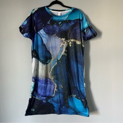 Pixie Lady women s short sleeve geode dress size xl new with tags NWT
