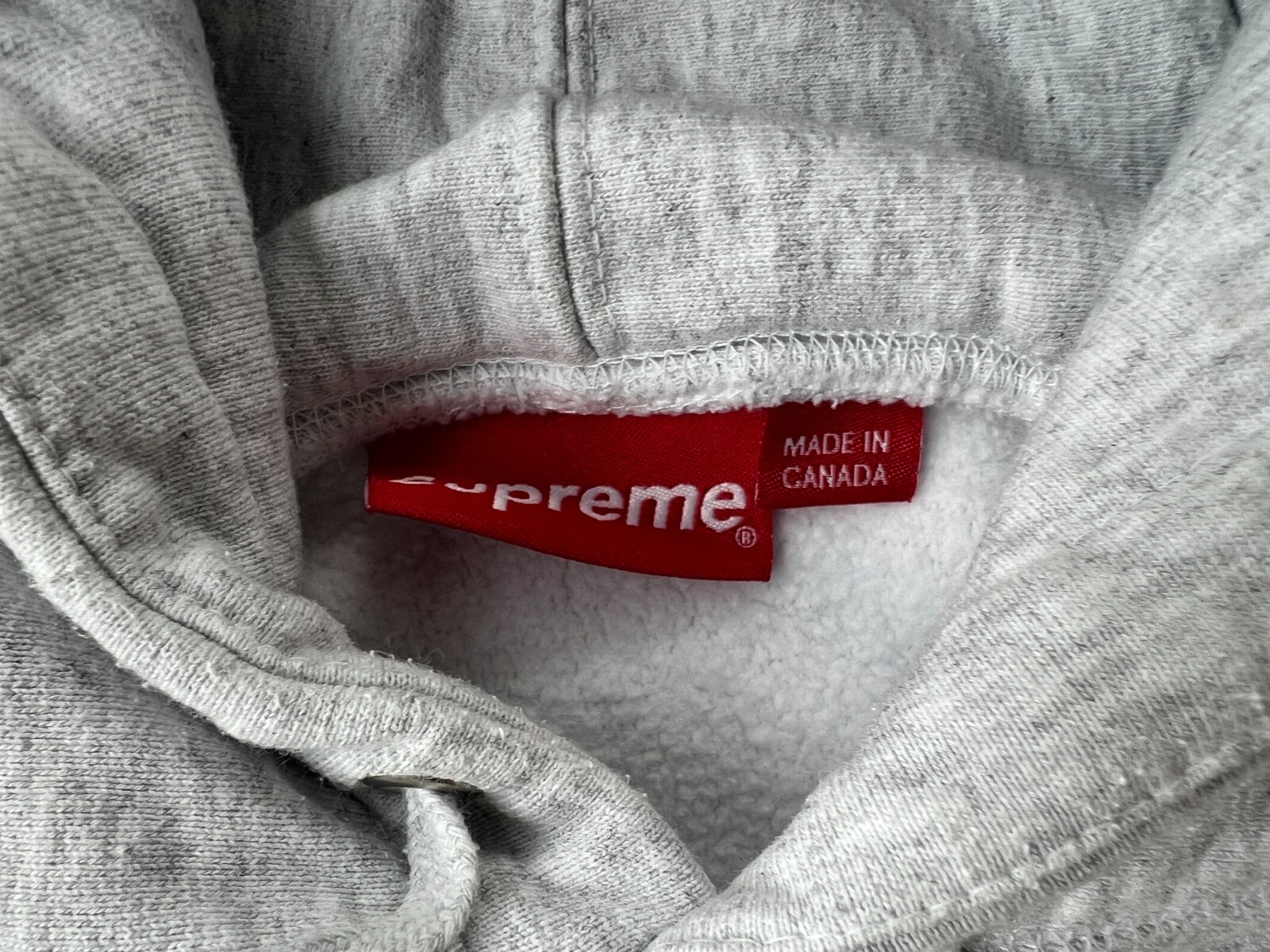 Supreme Embossed Logo Hoodie FW17 Ash Grey Large L Box Logo Hooded