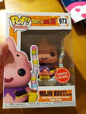 Funko Pop! And Tee Animation Dragonball Z Majin Buu With Ice Cream GameStop  Exclusive Figure #973 - FW21 - US