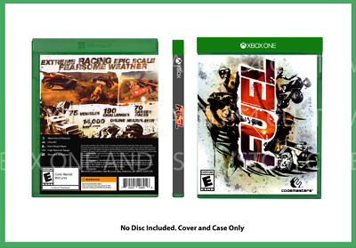 CUSTM REPLACEMENTCASE NO DISC Fuel XBOX  SEE DESCRIPTION 