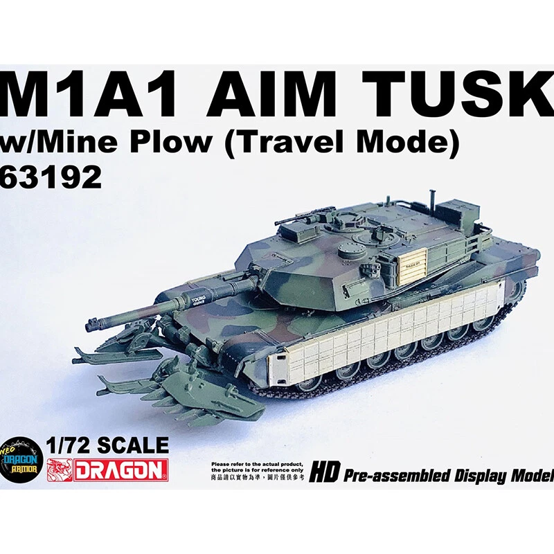 Dragon 1/72 U.S. M1A1 AIM TUSK Main Battle Tank 63192 Painted Finished Model - Image 2 of 4