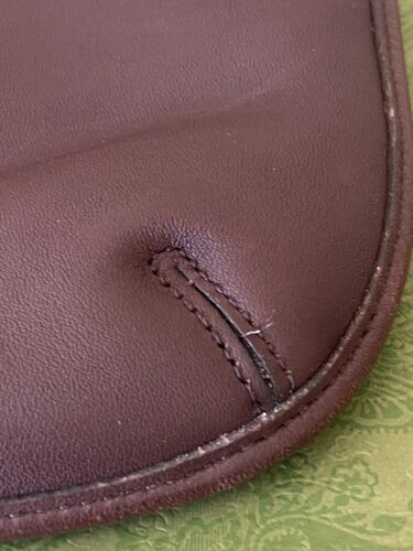 COACH VTG #9135 Saddle Hippie Slim Flap Leather Crossbody Bag, USA- Mahogany - Picture 11 of 11