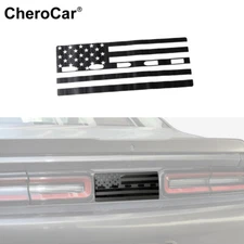 Taillight Center Lamp Side Decor Trim USA Flag Sticker For Dodge Challenger 15+