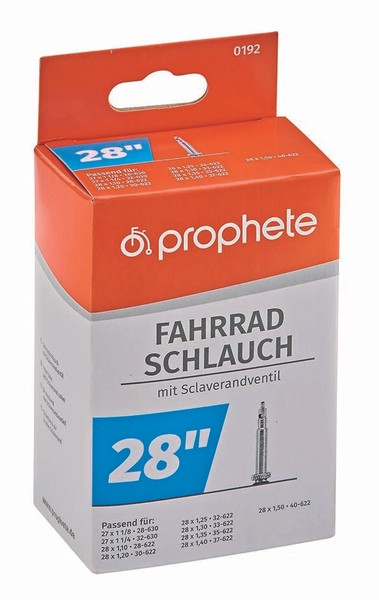 "Prophete 192 Fahrradgruppenschlauch 28\"/27\", Sclaverandventil, Auch FüR Airliner"-image