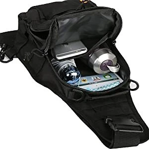 Mens Backpack Waterproof Tactical Sling Chest Pack Shoulder Bag Outdoor Hiking - Picture 14 of 82