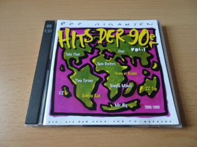 Doppel CD Pop Giganten Hits der 90er: Tina Turner U2 Cher Chris Rea Take That ..