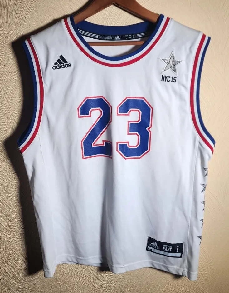 LeBron James Cavs NBA All Star Game 2015 Jersey Size Youth LARGE Adidas