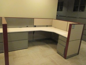 Used Office Cubicles Steelcase Montage Cubicles 7 5x5 5 Ebay