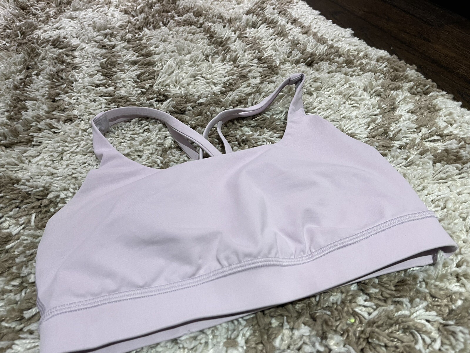 Lululemon Energy Sports Bra Size 6 Light Purple Gem