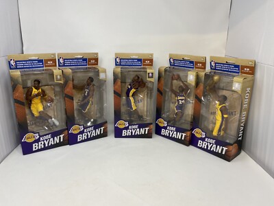 McFarlane Toys NBA KOBE BRYANT FIGURE 5 SET Limited Ed