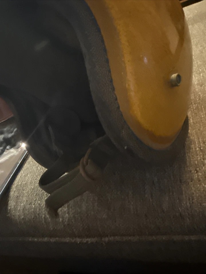 Casco Vintage Años 70 Metálico Buco Dorado Brillo Moto Cara Abierta ¡Sí!! Foto 3 de 4