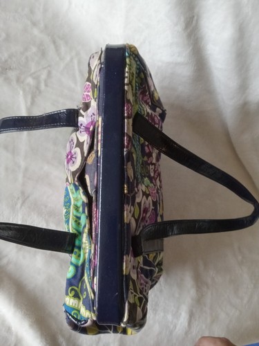 Vintage Vera Bradley Purse/Shoulder Bag, Flower Design - Picture 6 of 14