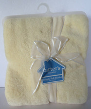 Carter's Classics Baby Snuggly Soft Blanket Yellow 30"x40" Fluffy Soft Gift