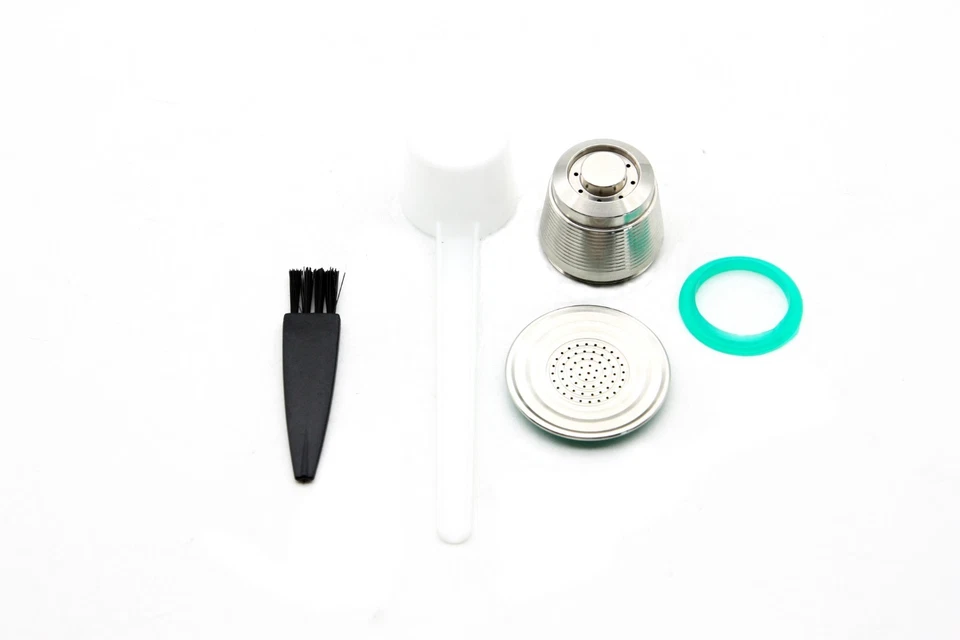 Cápsula de café de metal de acero inoxidable cápsula recargable reutilizable Nespresso CY Foto 4 de 4