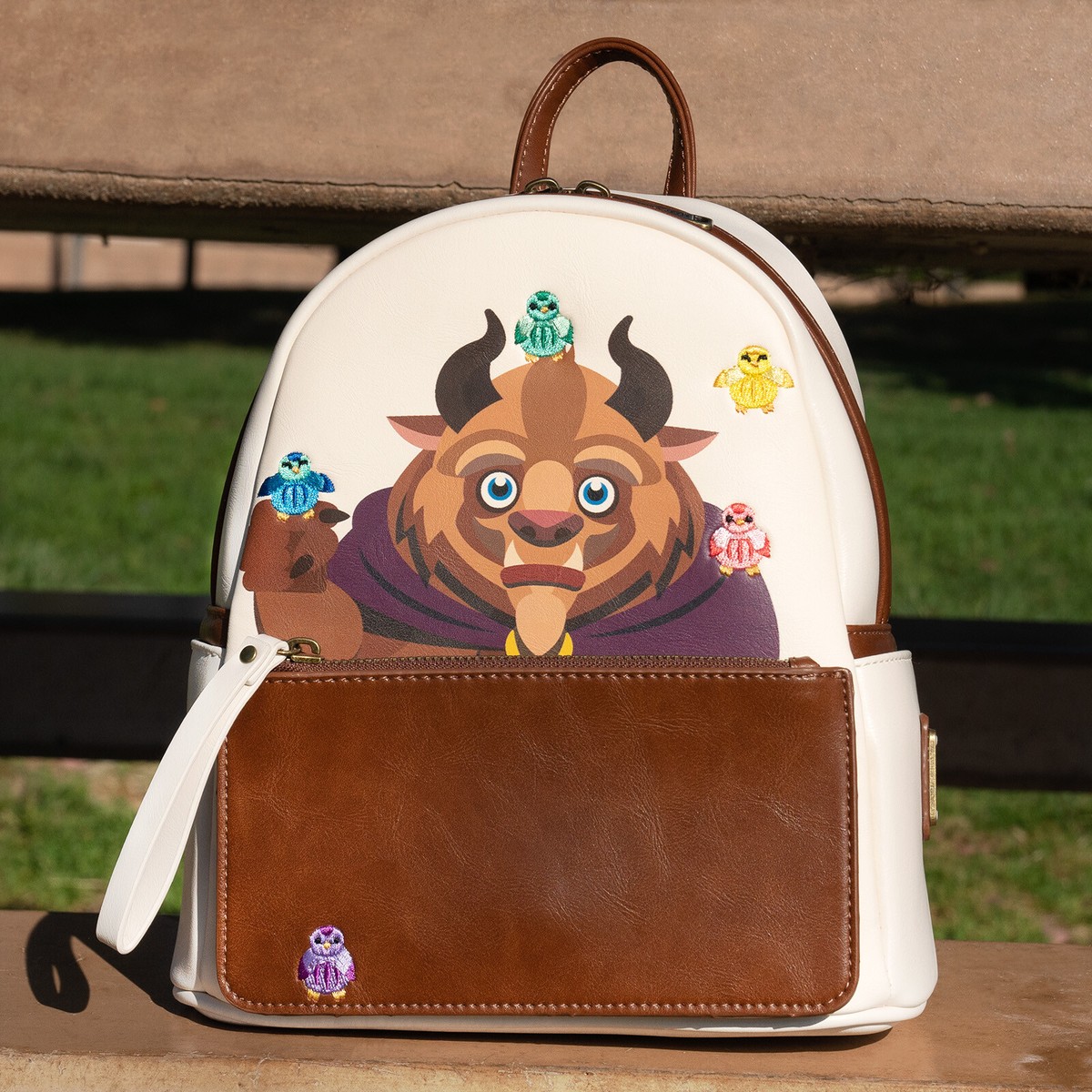 RARE NWT Loungefly Disney Beauty & the Beast with Birds